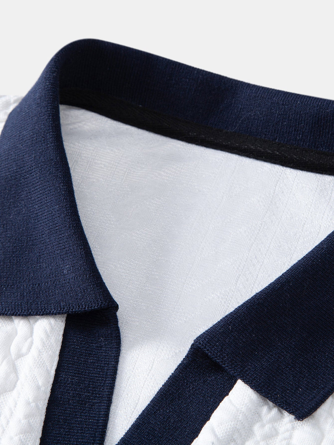 Dwayne | Contrast Jacquard Polo & Slim Fit Tapered Trousers