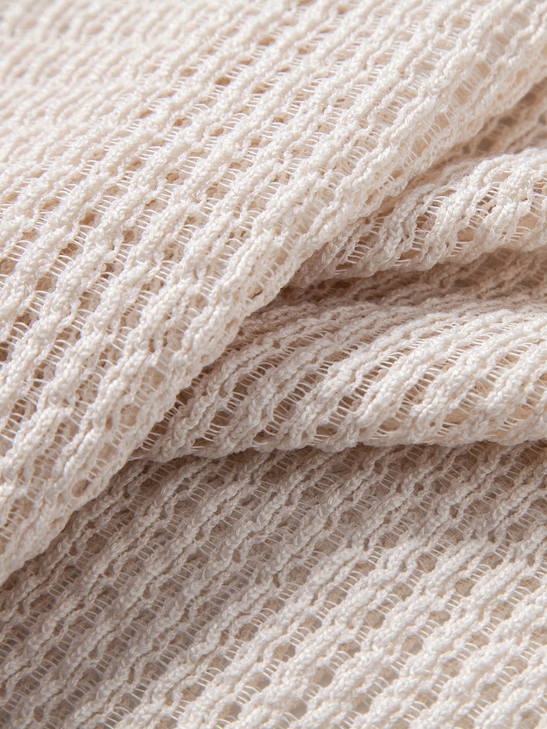 Carlos | Relax Fit Crocheted V Neck Polo & Crinkle Textured Drawstring 5" Shorts