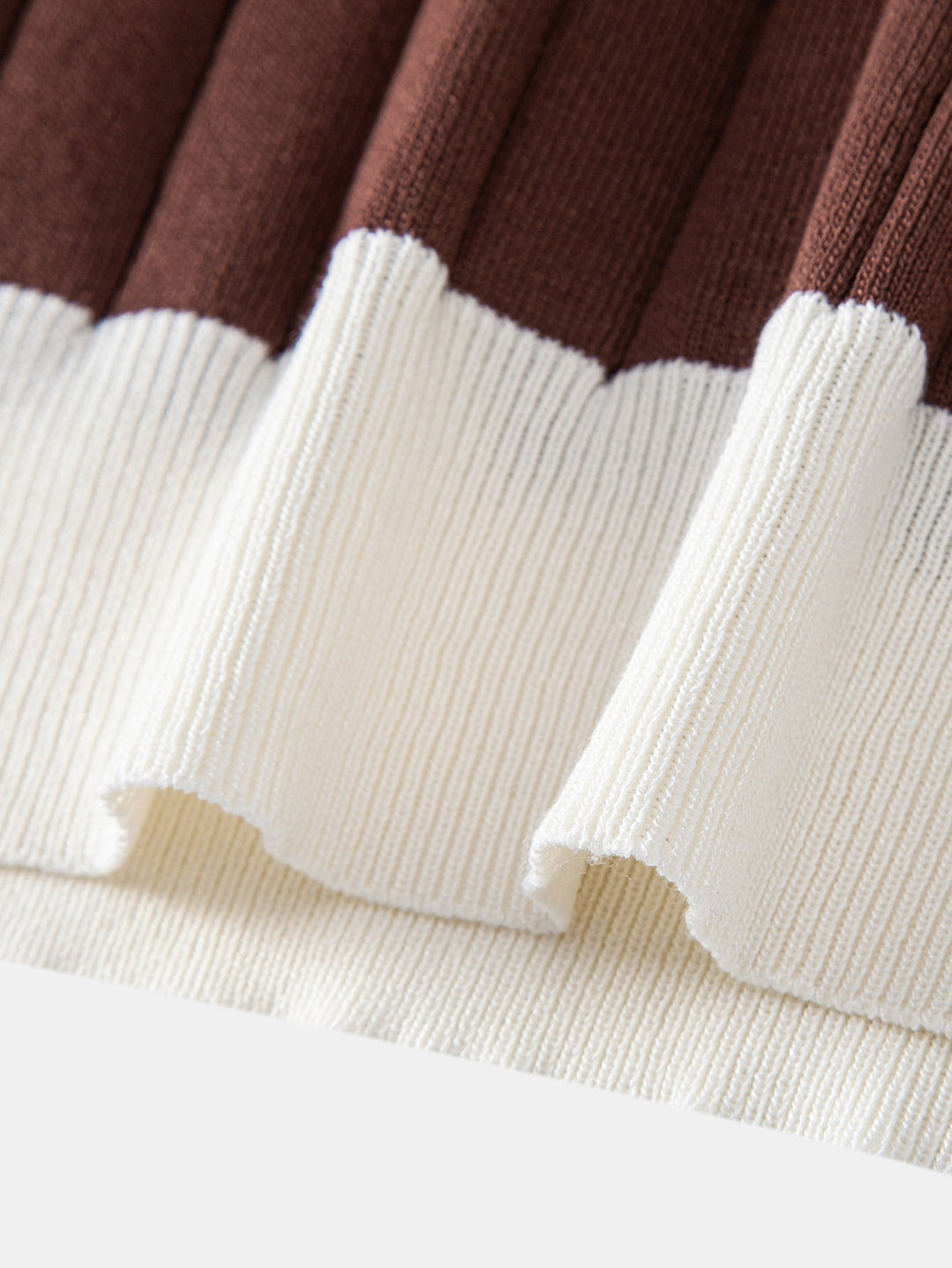 Ron | Contrast Trim Stripe Johnny Collar Polo & Slim Fit Tapered Trousers