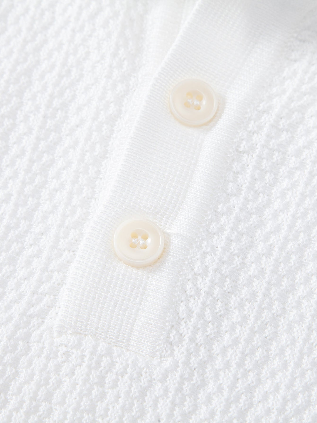 Bernard | Contrast Textured Knit Polo & Slim Fit Tapered Trousers