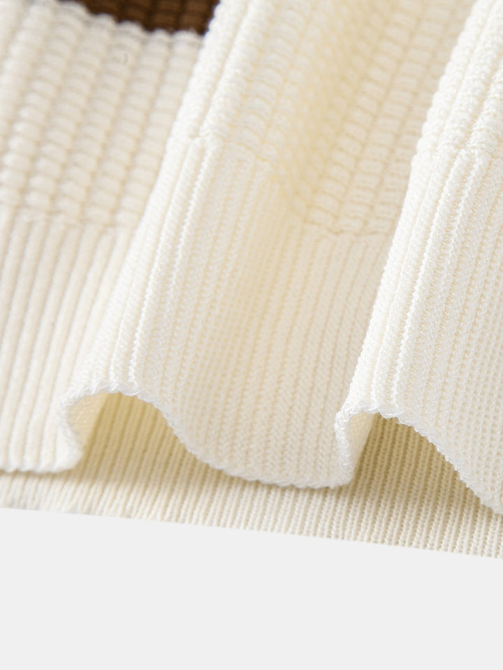 Bronny | Contrast Zipper Polo & Slim Fit Tapered Trousers