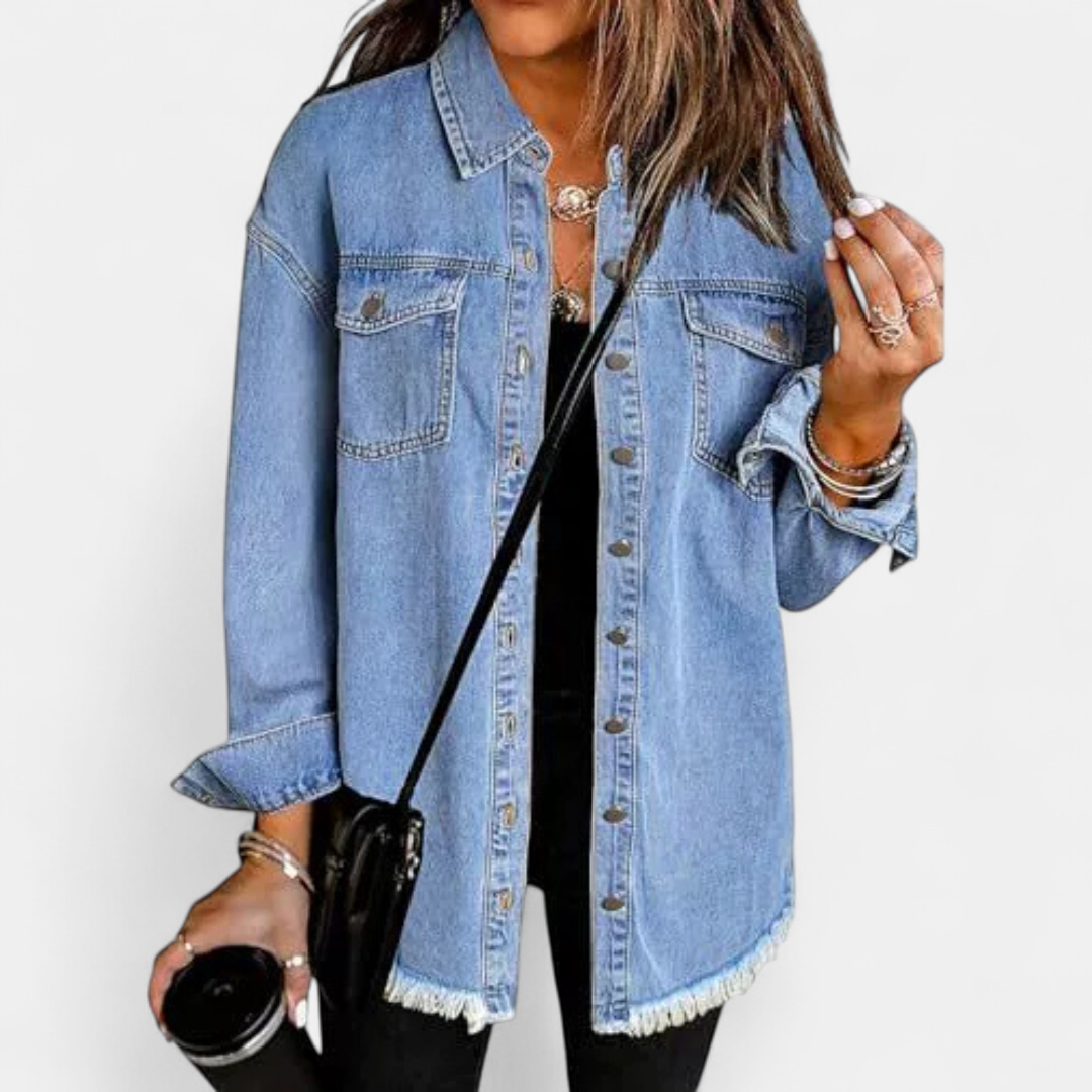 BREXLEY™ – Soft Brushed Casual Denim Jacket
