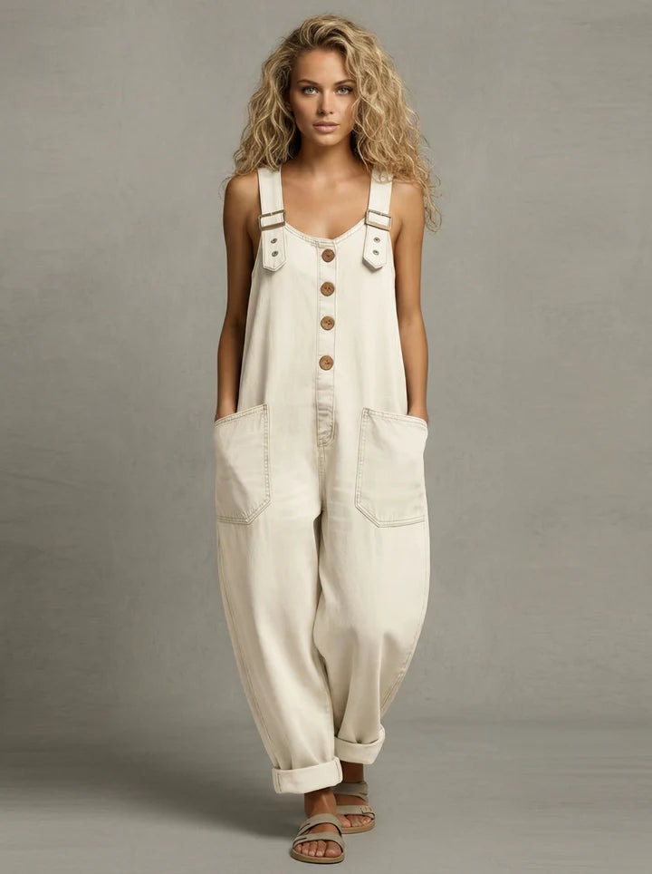 Cynthia | Elegant Denim Jumpsuit with Pockets