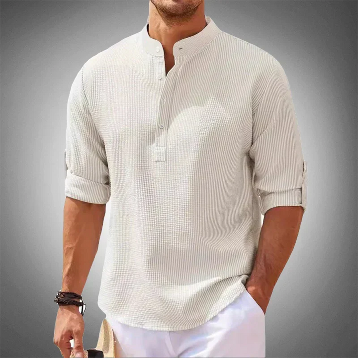 Bellagio | Henley Linen Shirt