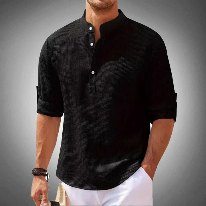 Bellagio | Henley Linen Shirt