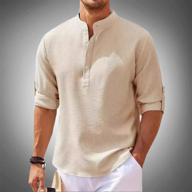 Bellagio | Henley Linen Shirt