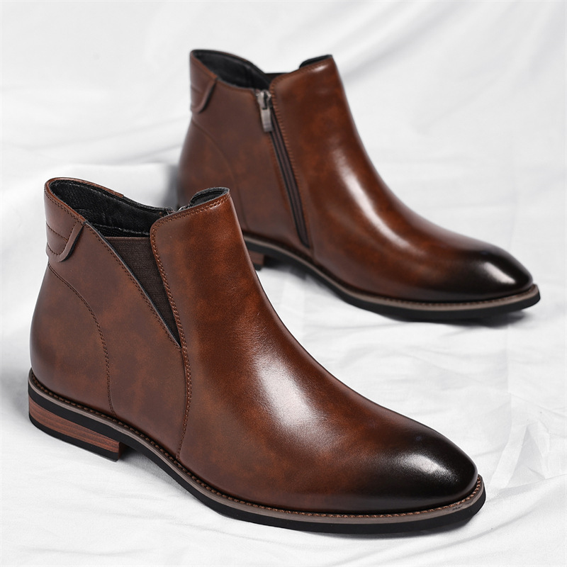 Cristiano | Leather Chelsea Boots