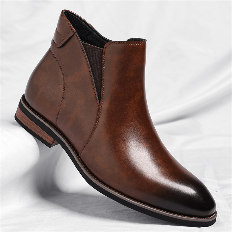 Cristiano | Leather Chelsea Boots