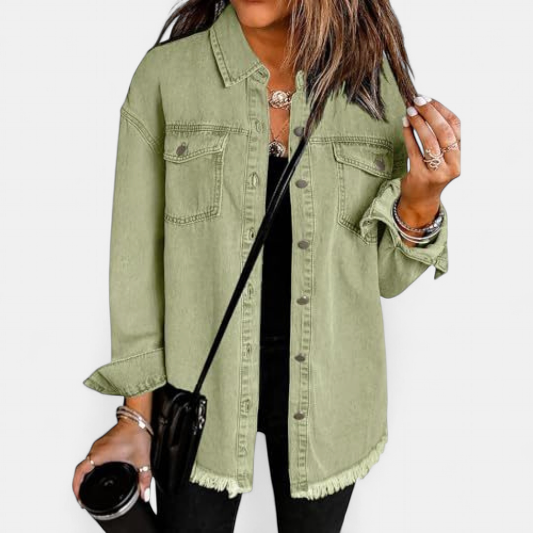 BREXLEY™ – Soft Brushed Casual Denim Jacket