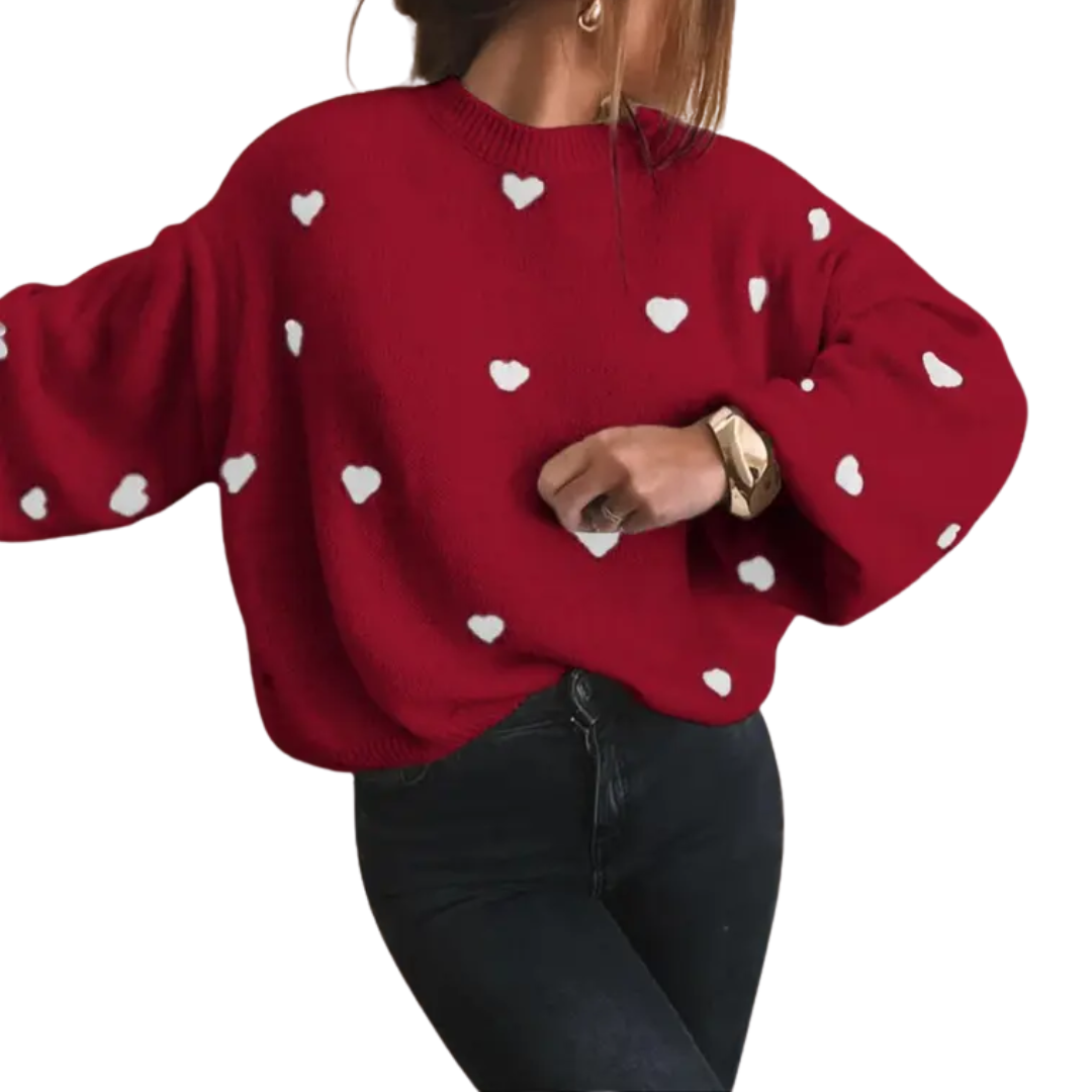 HOLLIS™ | Cozy Halloween Print Drop Shoulder Sweater