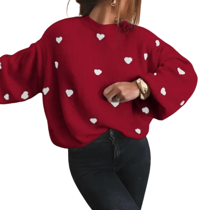 HOLLIS™ | Cozy Halloween Print Drop Shoulder Sweater