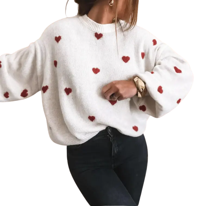 HOLLIS™ | Cozy Halloween Print Drop Shoulder Sweater