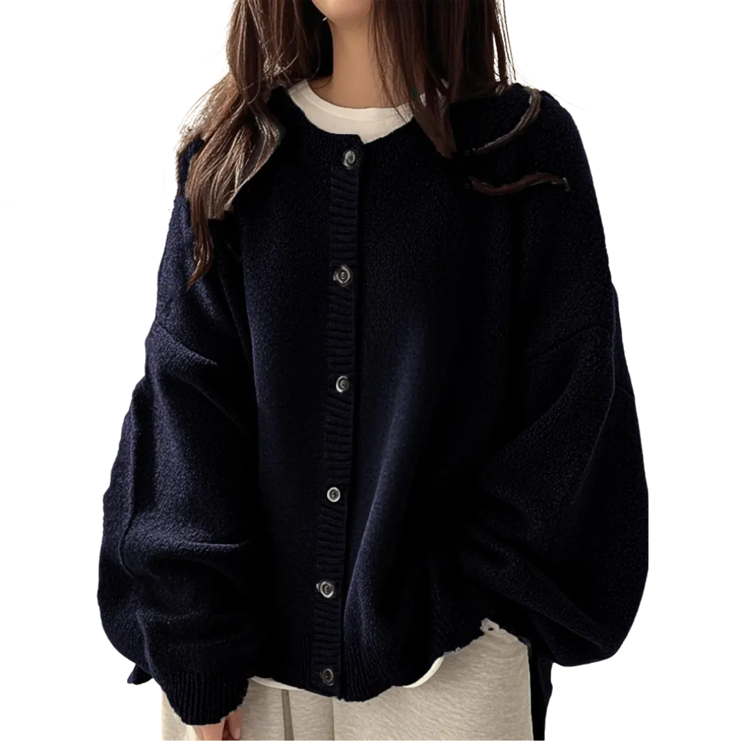 WILLA™ | Classic Button-Front Knit Cardigan