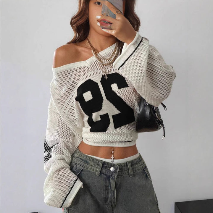 ALON™ | Retro Long Sleeve Pullover Sweater