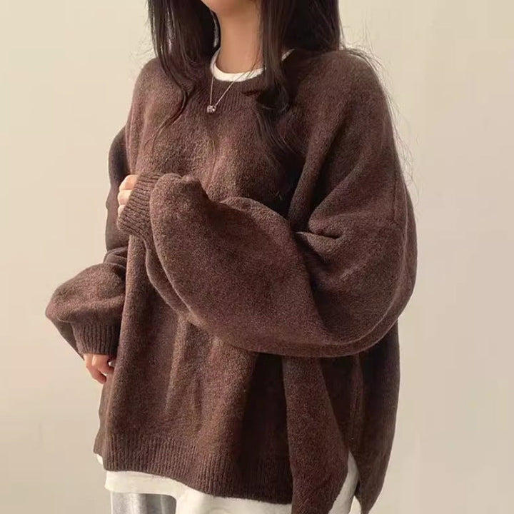 VIOLETTA™ | Cozy Long Sleeve Round Neck Knitwear Sweater