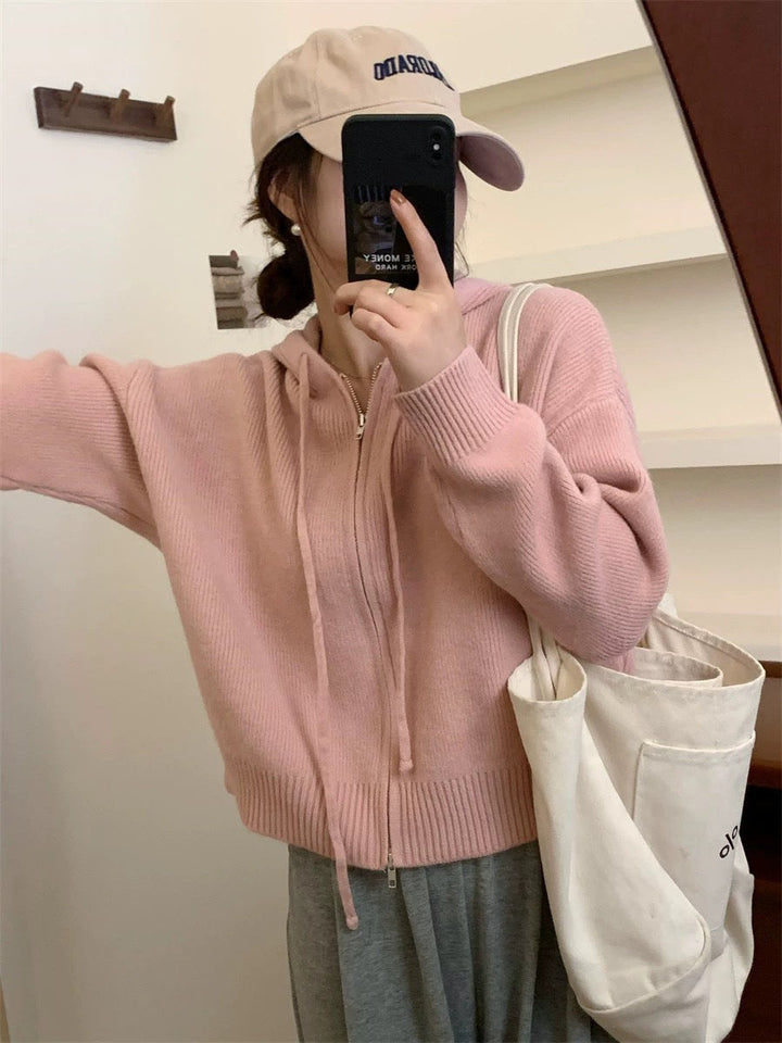 ARLENE™ | Cozy Long Sleeve Hooded Cardigan