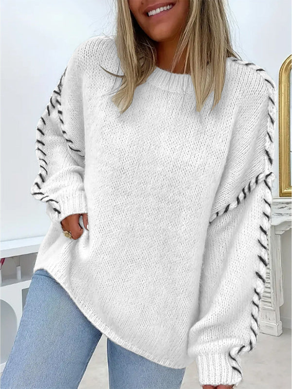 SERAH™ | Casual Round Neck Long Sleeve Sweater
