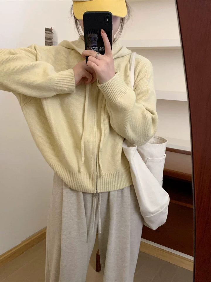 ARLENE™ | Cozy Long Sleeve Hooded Cardigan