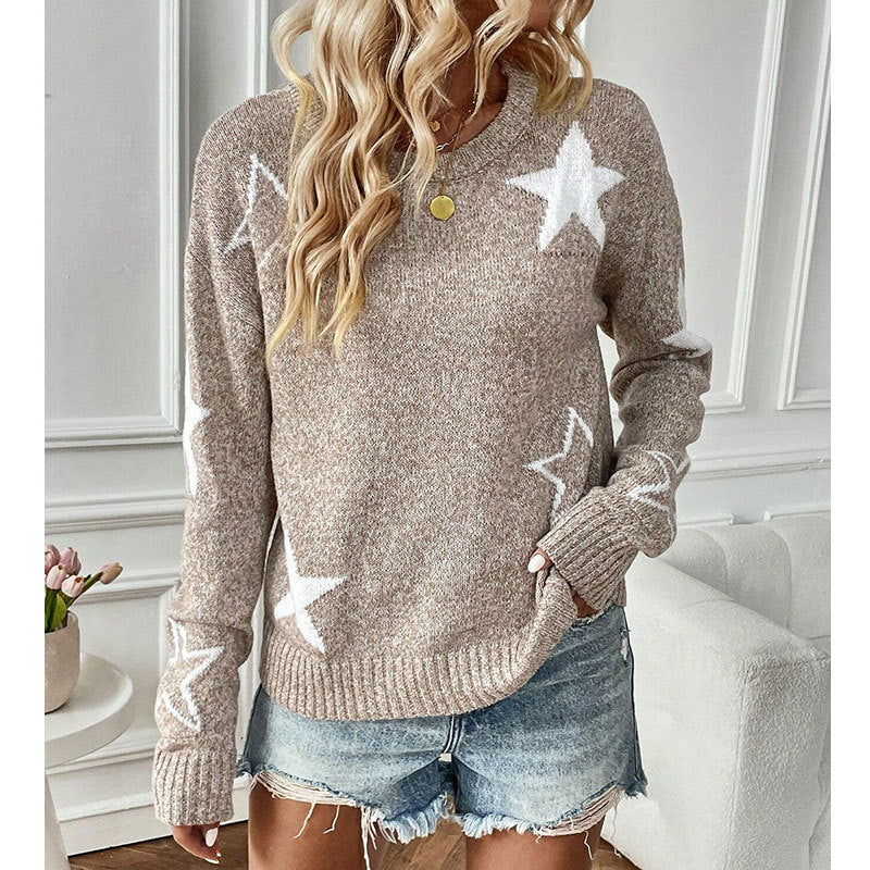 LAMI™ | Casual Long Sleeve Round Neck Sweater