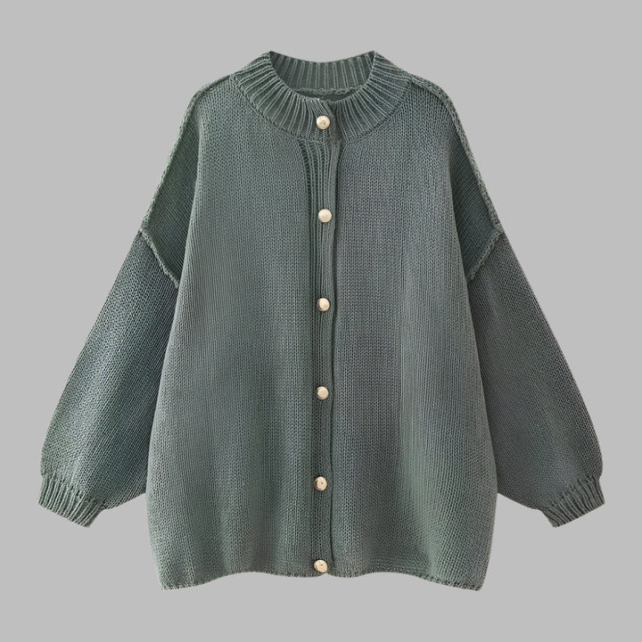 GANI™ | Classic Botton-Up Long Sleeve Cardigan