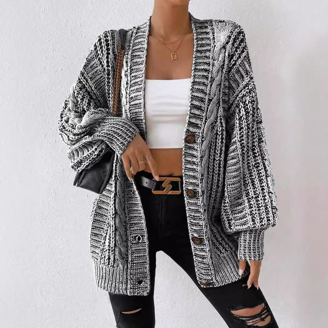 ROMY™ | Cozy Plus Size Button Down Cardigan