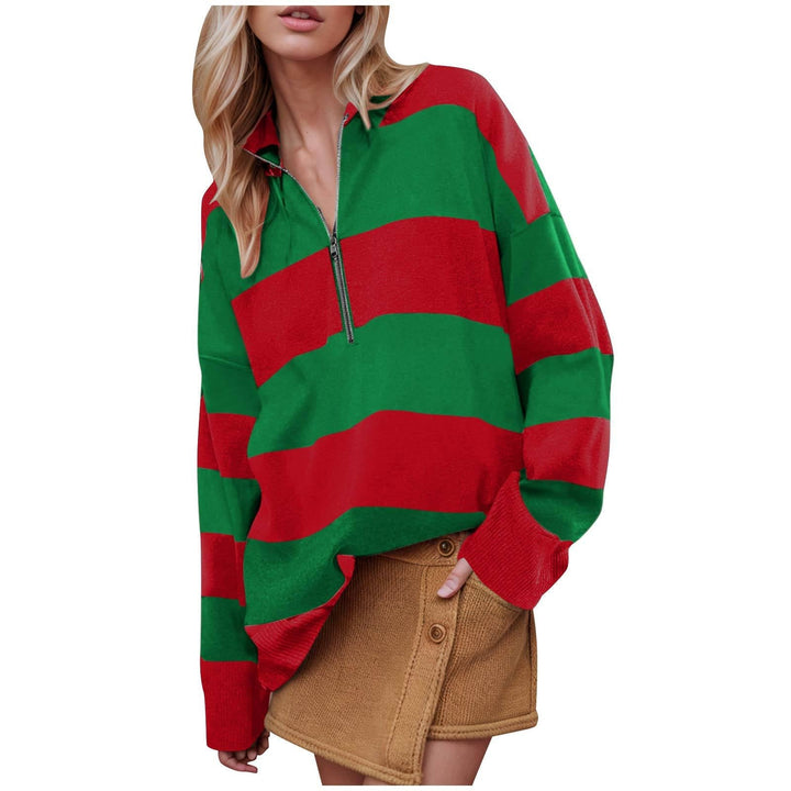 CAMILLA™ | Comfy Long Sleeve Pullover Sweater With Half Zipper