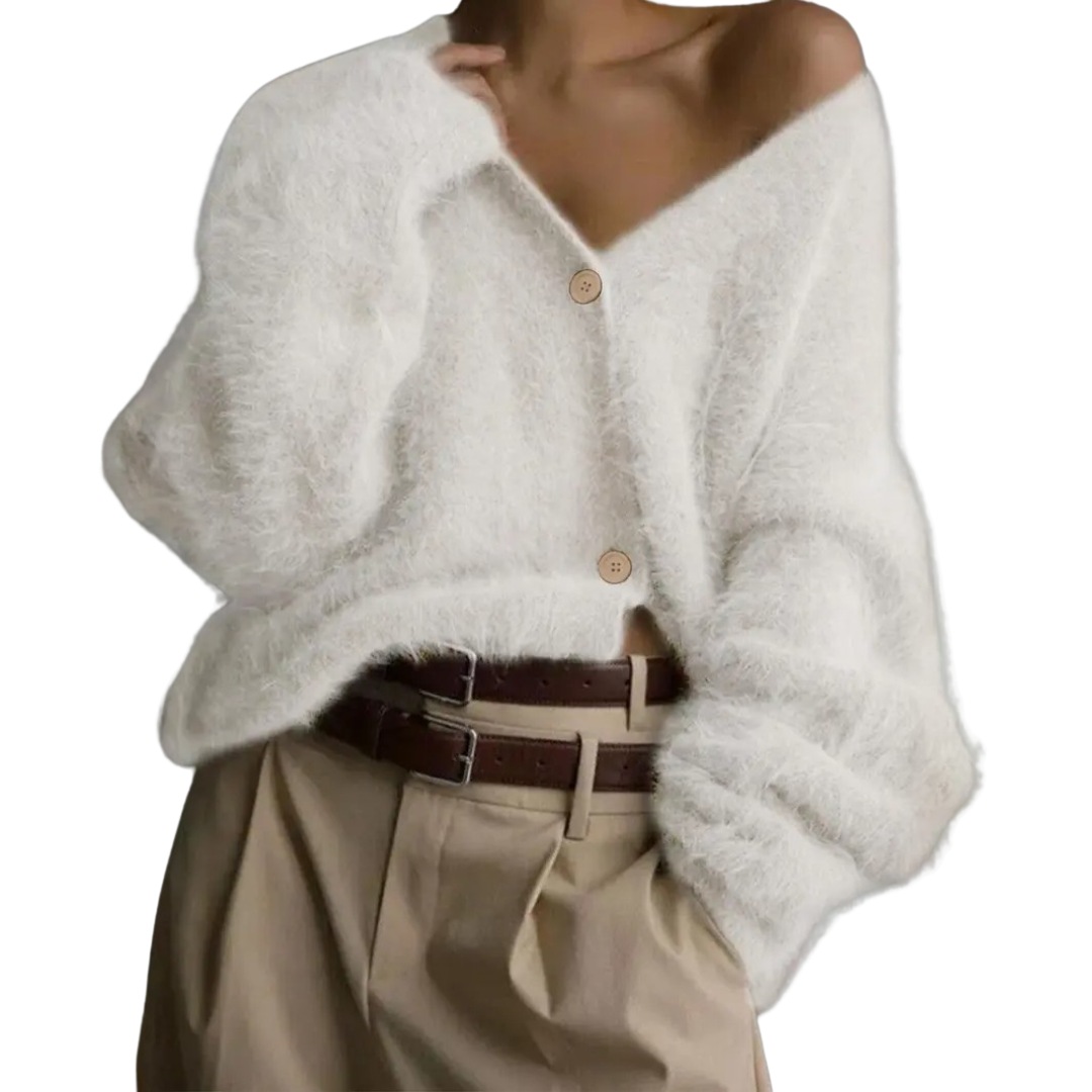 BRISEIS™ | Cozy V-Neck Button Cardigan