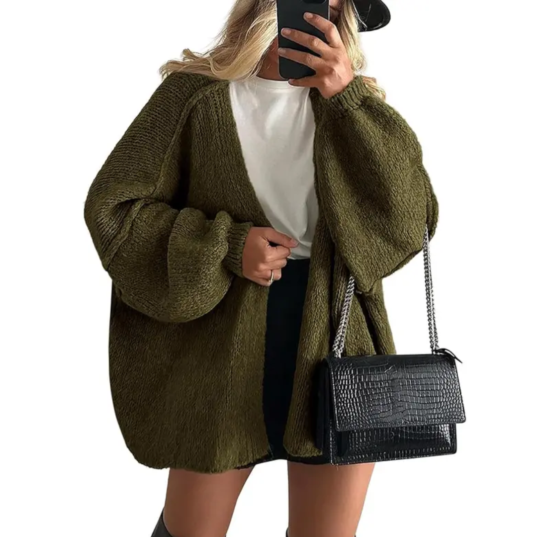 WRENLEY™ | Cozy Oversized Open Front Cardigan Sweater