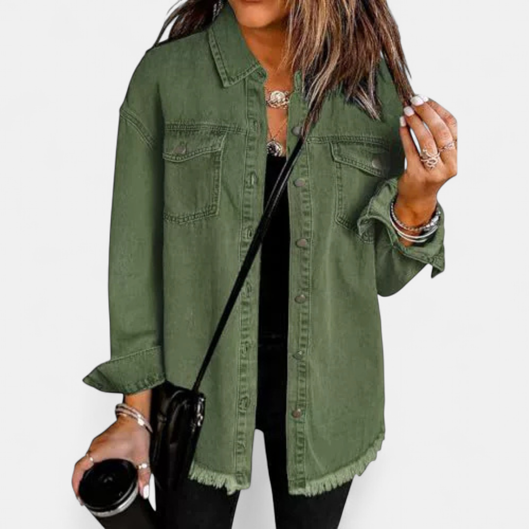 BREXLEY™ – Soft Brushed Casual Denim Jacket