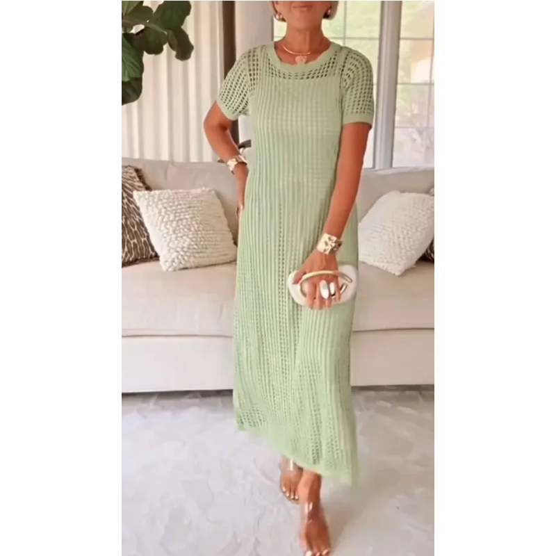 Bethany | Long Maxi Dress with Cutouts + Free Underdress