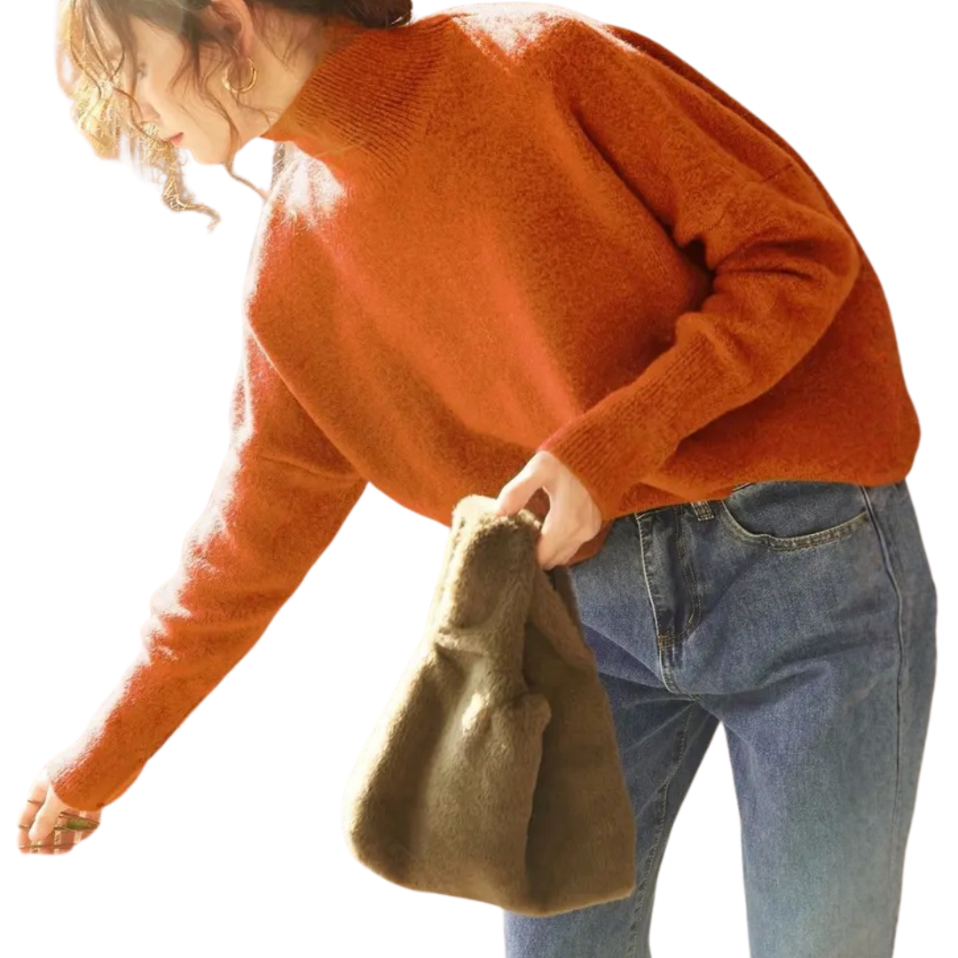 OTTOLINE™ | Cozy High-Neck Loose Knit Sweater
