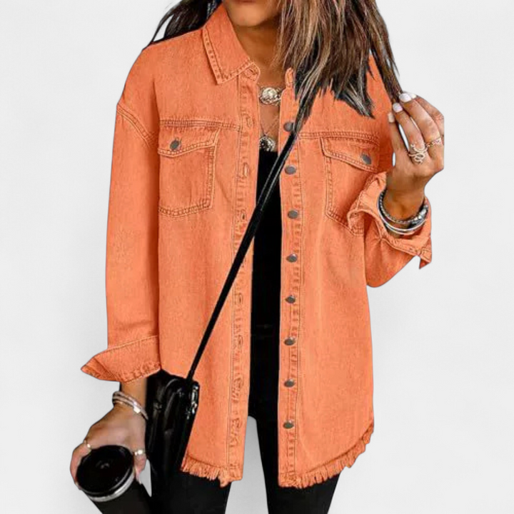 BREXLEY™ – Soft Brushed Casual Denim Jacket