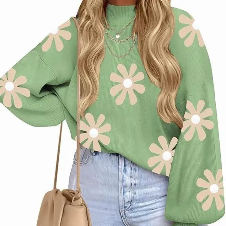 CALYX™ | Cozy Bat-Sleeve Side-Split Sweater