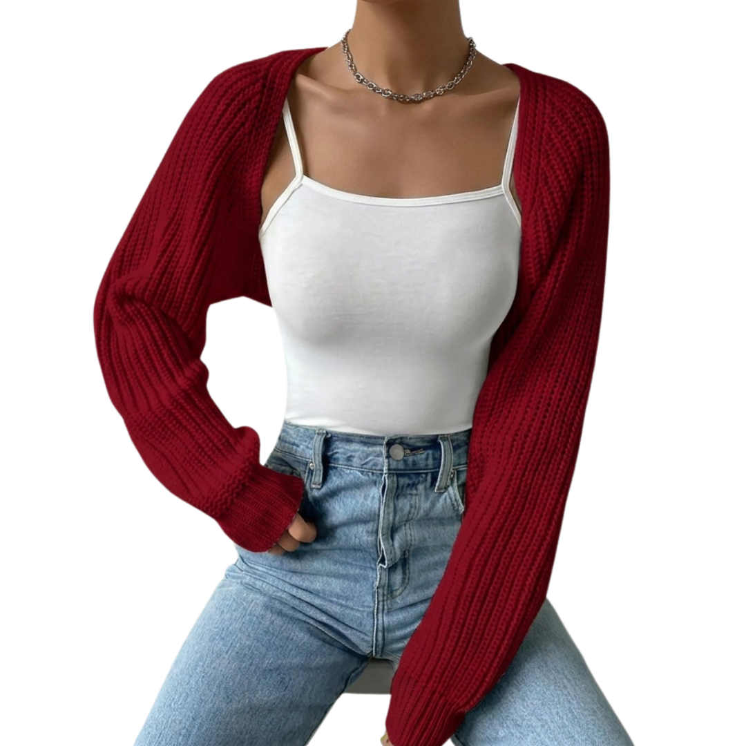BRIXIE™ | Relaxed Raglan Crop Cardigan