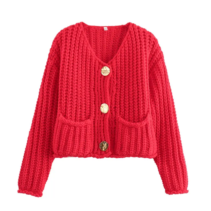 NOLA™ | Cozy Chunky Knit Cropped Cardigan