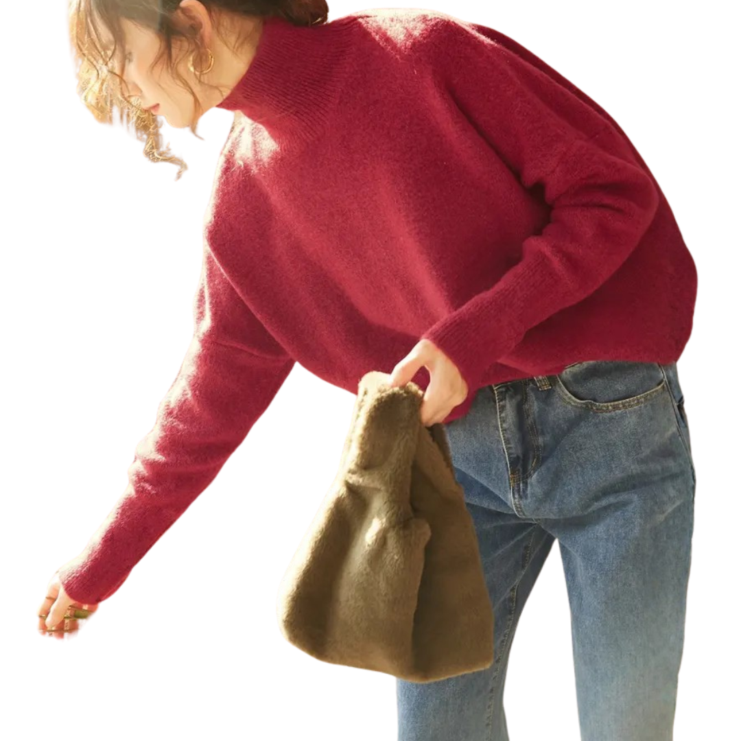 OTTOLINE™ | Cozy High-Neck Loose Knit Sweater