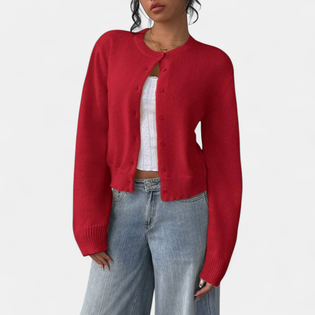 FABLE™ | Cozy Button-Front Knit Cardigan