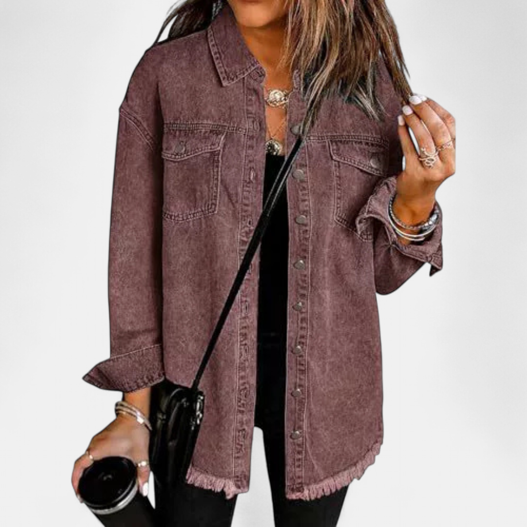 BREXLEY™ – Soft Brushed Casual Denim Jacket