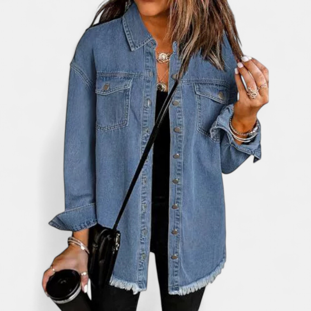 BREXLEY™ – Soft Brushed Casual Denim Jacket
