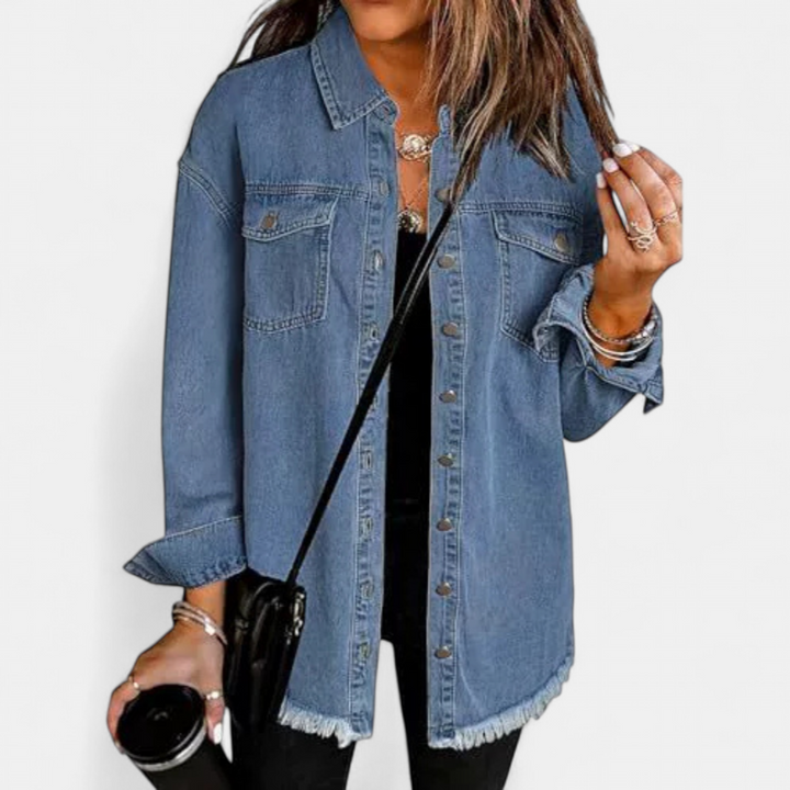 BREXLEY™ – Soft Brushed Casual Denim Jacket