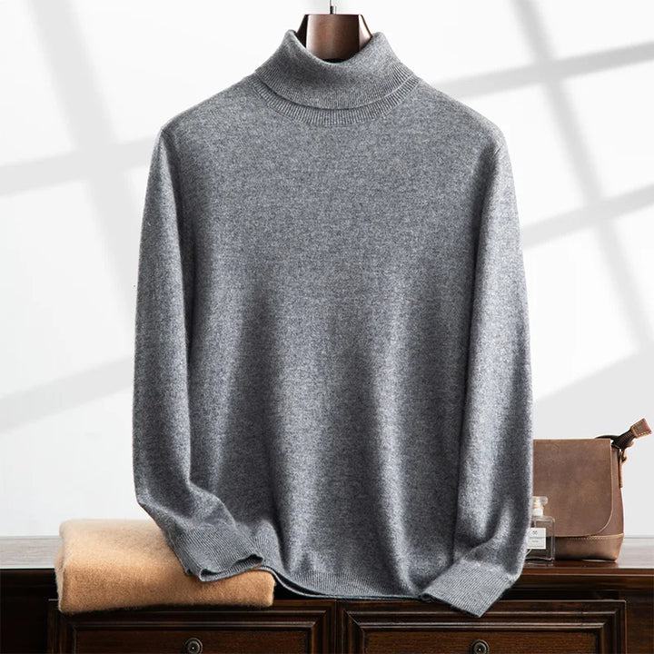 Louis | Relaxed Fit Full Length Turtleneck Sweater