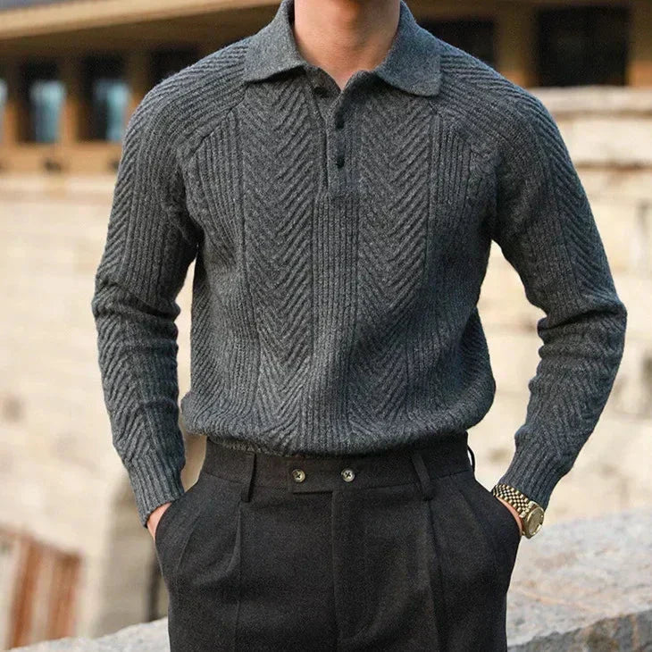Elisha | Long Sleeve Smart Wear Knitted Sweater