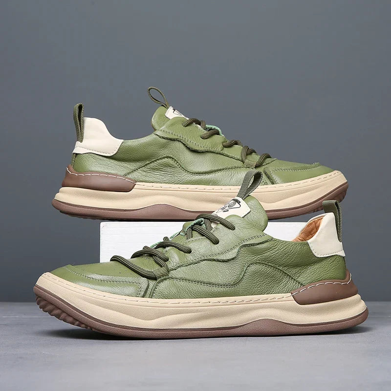 Ron | Noble Italian Genuine Leather Sneakers