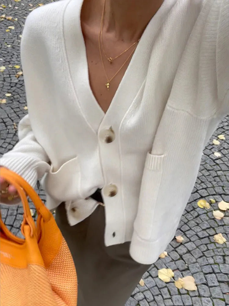 JULIETTE™ | V-Neck Knit Cardigan