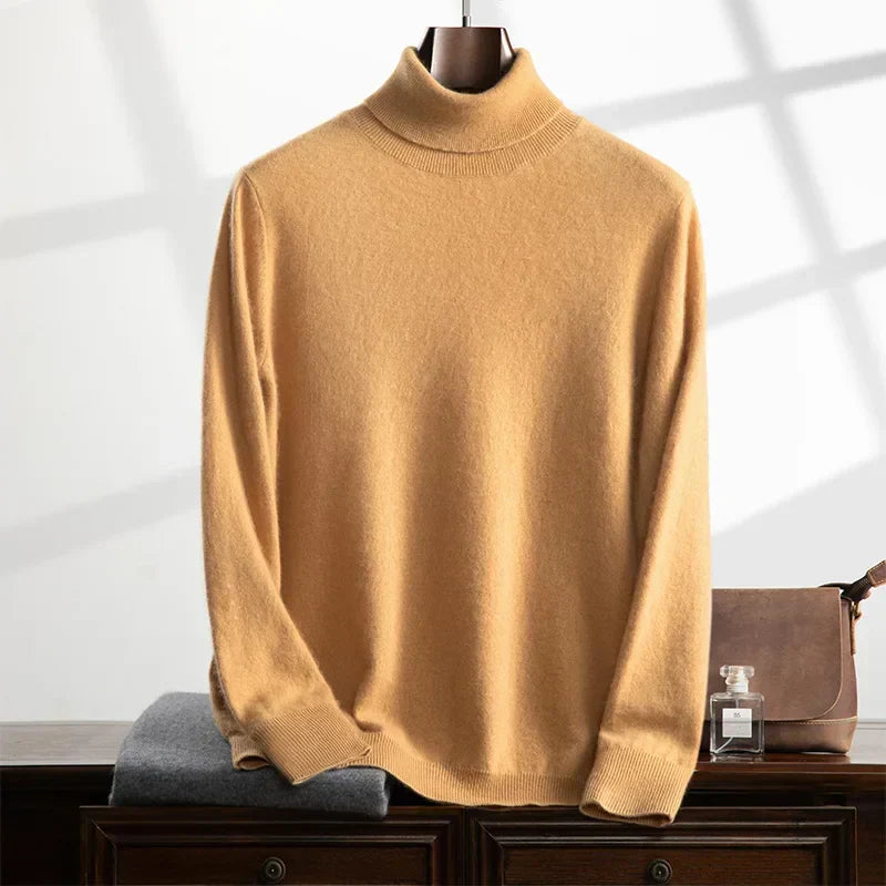 Louis | Relaxed Fit Full Length Turtleneck Sweater
