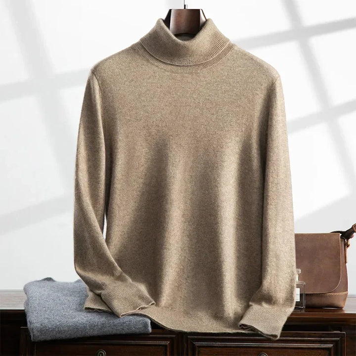 Louis | Relaxed Fit Full Length Turtleneck Sweater