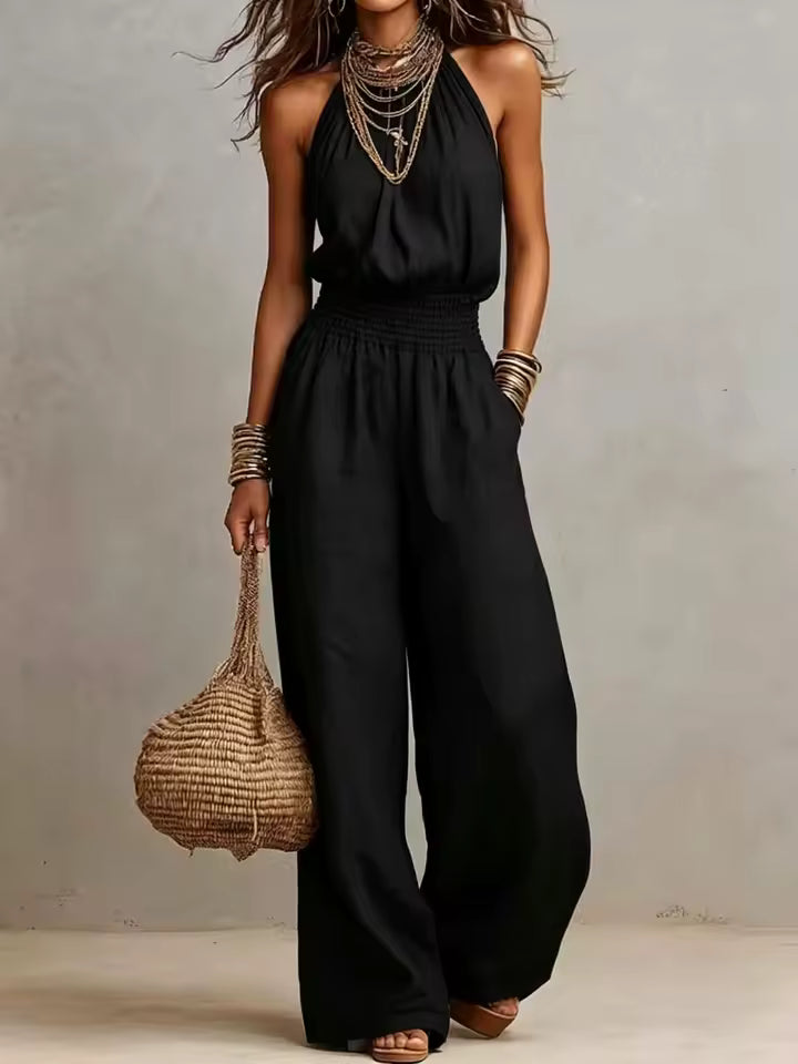 Valerie | Elegant Jumpsuit with Halter Neck