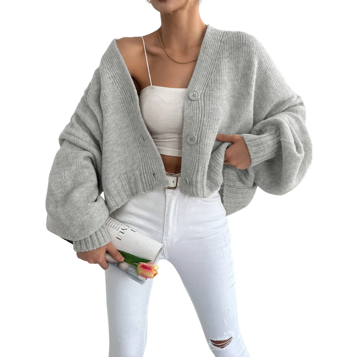 WREN™ | Relaxed Long Sleeve Knit Cardigan