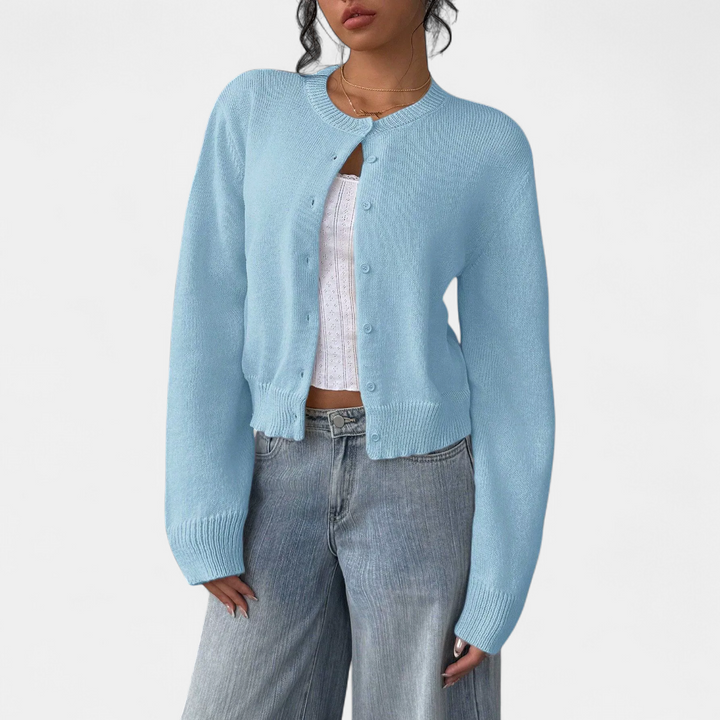 FABLE™ | Cozy Button-Front Knit Cardigan