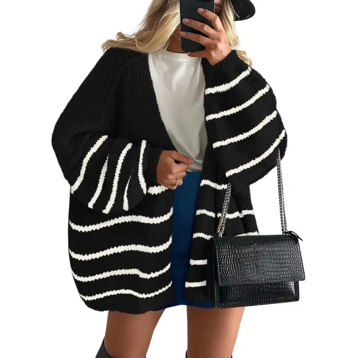 WINONA™ | Cozy Oversized Lantern Sleeve Cardigan